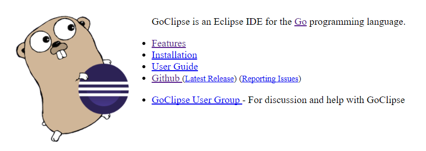 Golang IDE Eclipse+GoClipse